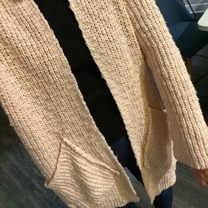 Free people knit cardigan - light pink